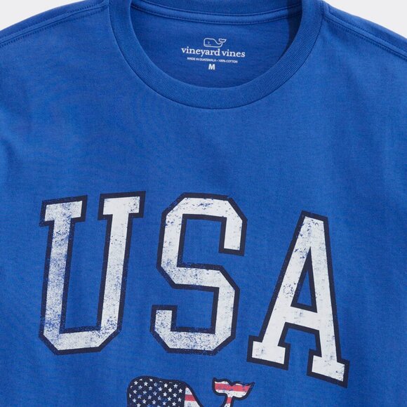 Vineyard Vines Men’s Short Sleeve T-Shirt, USA Tee Size Small Cotton Shirt - Picture 3 of 7